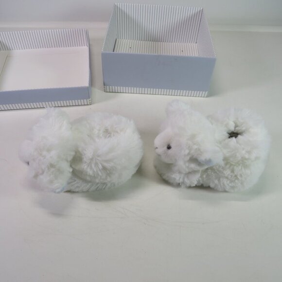 Baby Doudou Et Compagnie Paris Lamb Bootie Slippers Rattles Agbeau - Picture 5 of 8